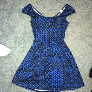 Blue Aztec dress